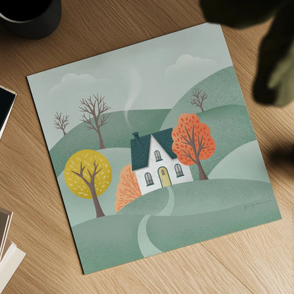 Sweater Weather VI by Gia Graham. Shown as a detailed flat fine art print, highlighting archival giclee quality. Available as an archival giclee rolled canvas, fine art paper, or poster print. SKU 83310a.