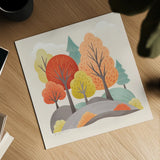 Sweater Weather VIII by Gia Graham. Shown as a detailed flat fine art print, highlighting archival giclee quality. Available as an archival giclee rolled canvas, fine art paper, or poster print. SKU 83312a.
