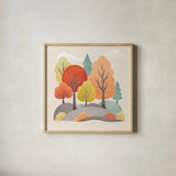Sweater Weather VIII by Gia Graham. Shown in a natural wood glass frame for a timeless modern aesthetic. Available as an archival giclee rolled canvas, fine art paper, or poster print. SKU 83312a.