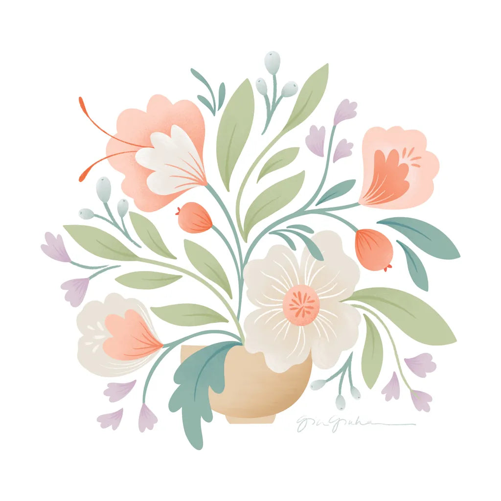 Sweet Bouquet II by Gia Graham. SKU 73725a. Archival Giclee Fine art print for wall decor.