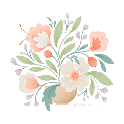 Sweet Bouquet II by Gia Graham. SKU 73725a. Archival Giclee Fine art print for wall decor.