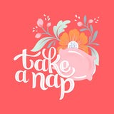 Take a Nap I by Gia Graham. SKU 75363a. Archival Giclee Fine art print for wall decor.