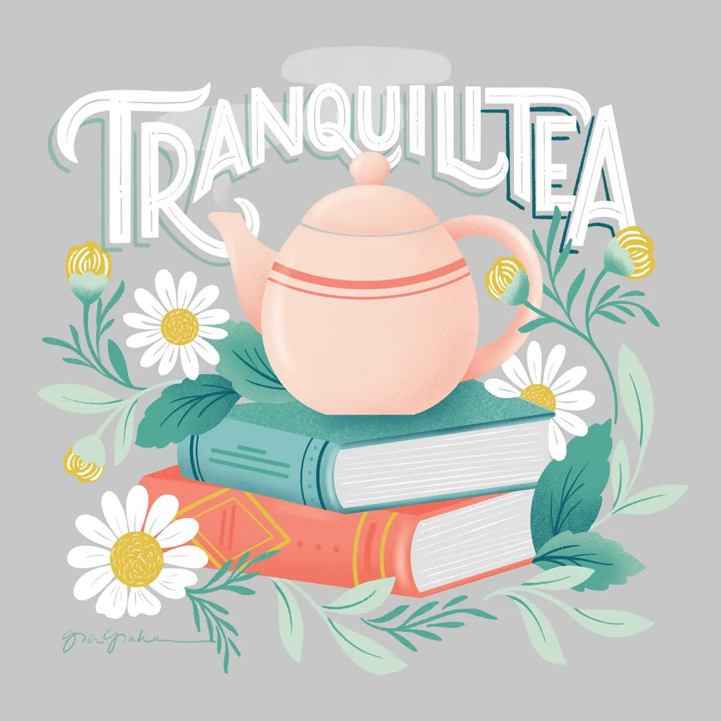 Tea Time I by Gia Graham. SKU 77959a. Archival Giclee Fine art print for wall decor.