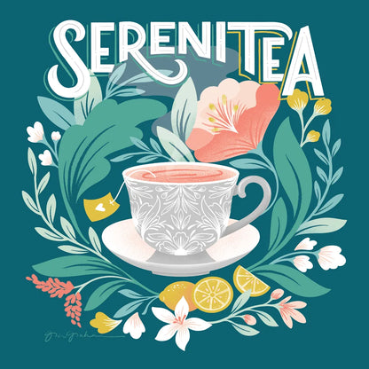 Tea Time II by Gia Graham. SKU 77960a. Archival Giclee Fine art print for wall decor.