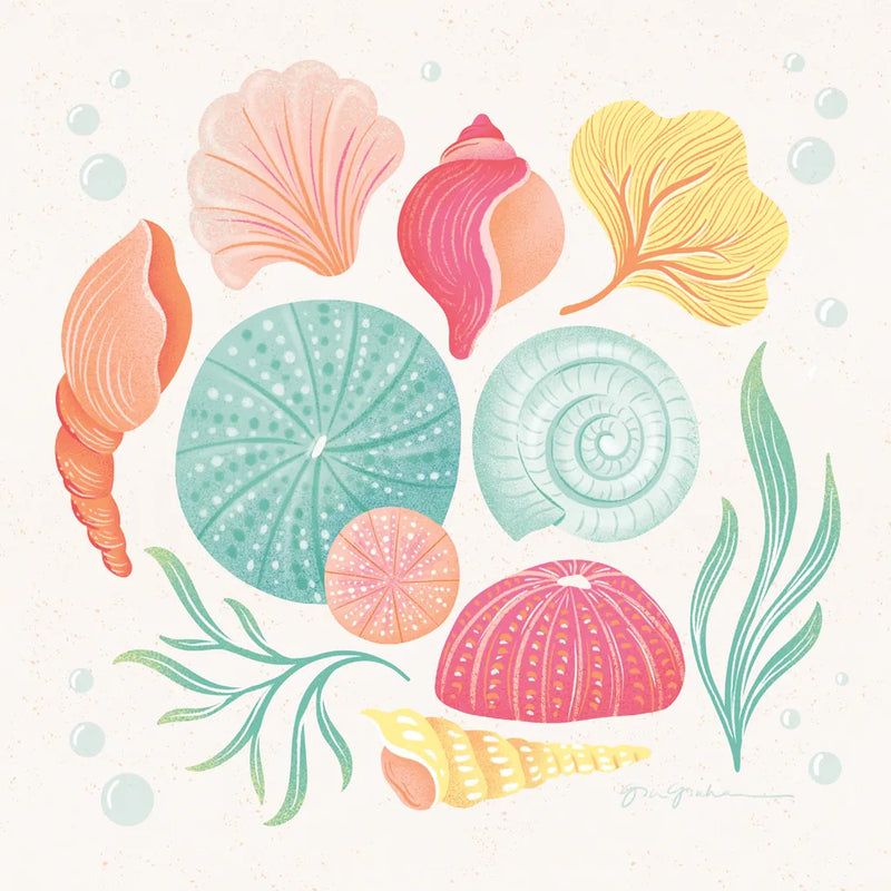 Under the Sea VI by Gia Graham. SKU 80910a. Archival Giclee Fine art print for wall decor.