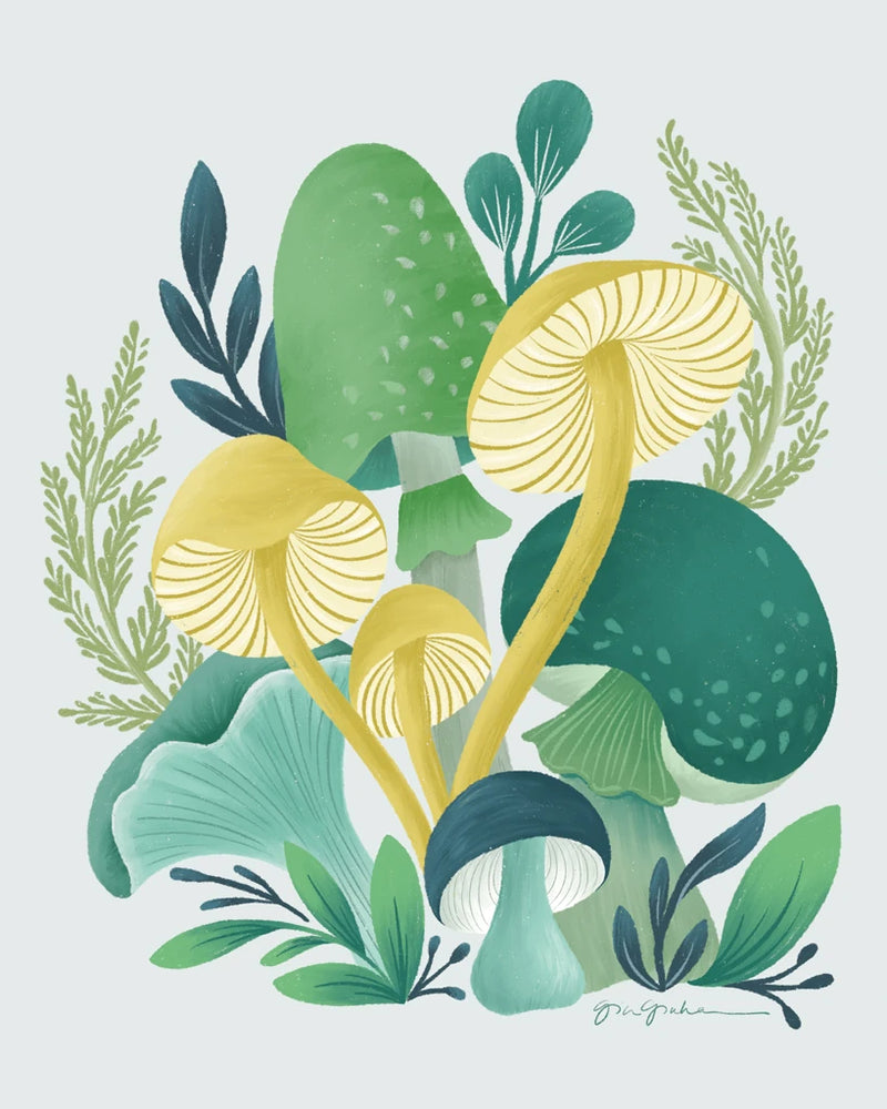 Wild Mushrooms by Gia Graham