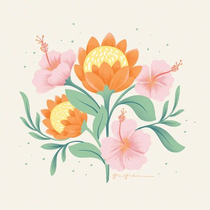 Wild and Free II by Gia Graham. SKU 88024a. Archival Giclee Fine art print for wall decor.