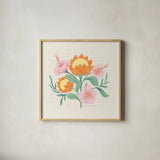 Wild and Free II by Gia Graham. Shown in a natural wood glass frame for a timeless modern aesthetic. Available as an archival giclee rolled canvas, fine art paper, or poster print. SKU 88024a.