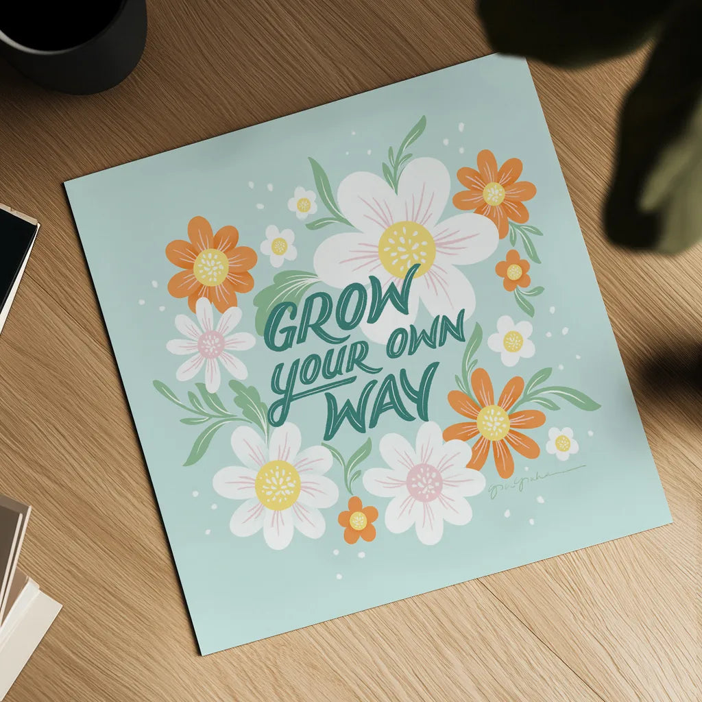 Wild and Free IV by Gia Graham. Shown as a detailed flat fine art print, highlighting archival giclee quality. Available as an archival giclee rolled canvas, fine art paper, or poster print. SKU 88026a.