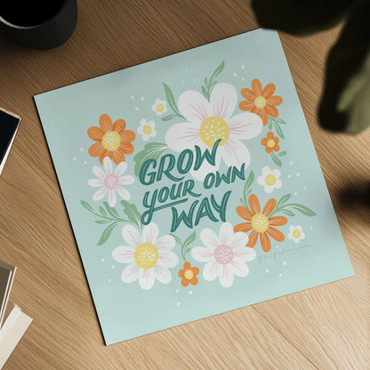 Wild and Free IV by Gia Graham. Shown as a detailed flat fine art print, highlighting archival giclee quality. Available as an archival giclee rolled canvas, fine art paper, or poster print. SKU 88026a.