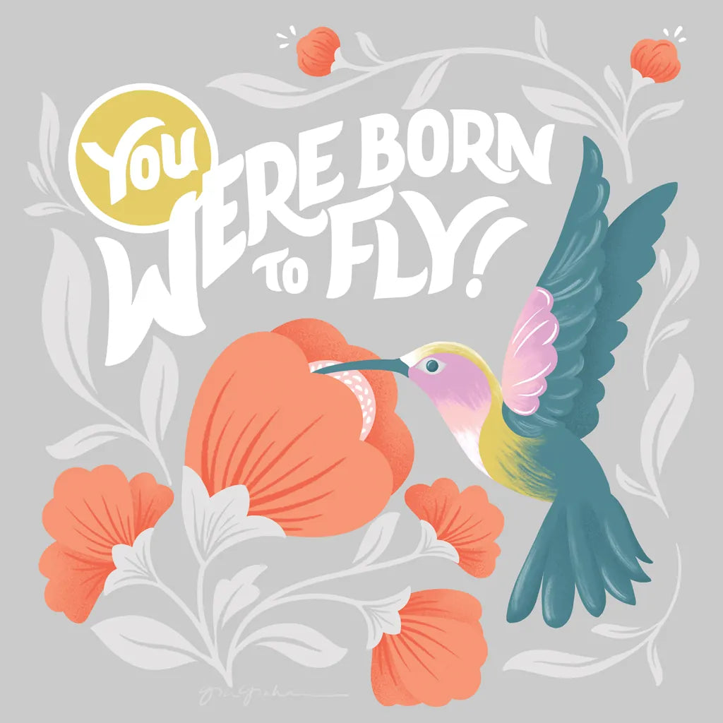 Winged Wonders V by Gia Graham. SKU 85041a. Archival Giclee Fine art print for wall decor.