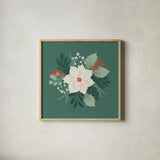 Winter Arrangements I by Gia Graham. Shown in a natural wood glass frame for a timeless modern aesthetic. Available as an archival giclee rolled canvas, fine art paper, or poster print. SKU 103066a.