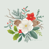 Winter Arrangements II by Gia Graham. SKU 103067a. Archival Giclee Fine art print for wall decor.