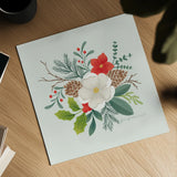 Winter Arrangements II by Gia Graham. Shown as a detailed flat fine art print, highlighting archival giclee quality. Available as an archival giclee rolled canvas, fine art paper, or poster print. SKU 103067a.