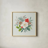 Winter Arrangements II by Gia Graham. Shown in a natural wood glass frame for a timeless modern aesthetic. Available as an archival giclee rolled canvas, fine art paper, or poster print. SKU 103067a.