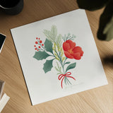 Winter Arrangements III by Gia Graham. Shown as a detailed flat fine art print, highlighting archival giclee quality. Available as an archival giclee rolled canvas, fine art paper, or poster print. SKU 103068a.
