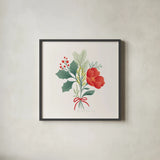 Winter Arrangements III by Gia Graham. Shown in a sleek black glass frame for a contemporary gallery look. Available as an archival giclee rolled canvas, fine art paper, or poster print. SKU 103068a.