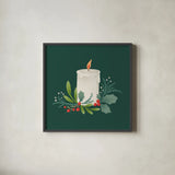 Winter Arrangements IV by Gia Graham. Shown in a sleek black glass frame for a contemporary gallery look. Available as an archival giclee rolled canvas, fine art paper, or poster print. SKU 103069a.