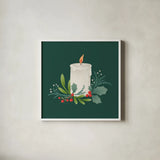 Winter Arrangements IV by Gia Graham. Shown in a crisp white glass frame for a clean and minimalist style. Available as an archival giclee rolled canvas, fine art paper, or poster print. SKU 103069a.