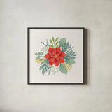 Winter Arrangements V by Gia Graham. Shown in a sleek black glass frame for a contemporary gallery look. Available as an archival giclee rolled canvas, fine art paper, or poster print. SKU 103070a.