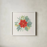 Winter Arrangements V by Gia Graham. Shown in a crisp white glass frame for a clean and minimalist style. Available as an archival giclee rolled canvas, fine art paper, or poster print. SKU 103070a.