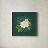 Winter Arrangements VI by Gia Graham. Shown in a sleek black glass frame for a contemporary gallery look. Available as an archival giclee rolled canvas, fine art paper, or poster print. SKU 103071a.
