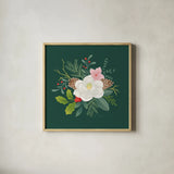 Winter Arrangements VI by Gia Graham. Shown in a natural wood glass frame for a timeless modern aesthetic. Available as an archival giclee rolled canvas, fine art paper, or poster print. SKU 103071a.