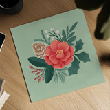 Winter Arrangements VII by Gia Graham. Shown as a detailed flat fine art print, highlighting archival giclee quality. Available as an archival giclee rolled canvas, fine art paper, or poster print. SKU 103072a.