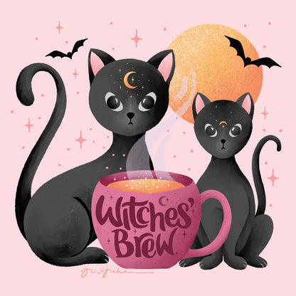 Witches Brew by Gia Graham. SKU 90258a. Archival Giclee Fine art print for wall decor.