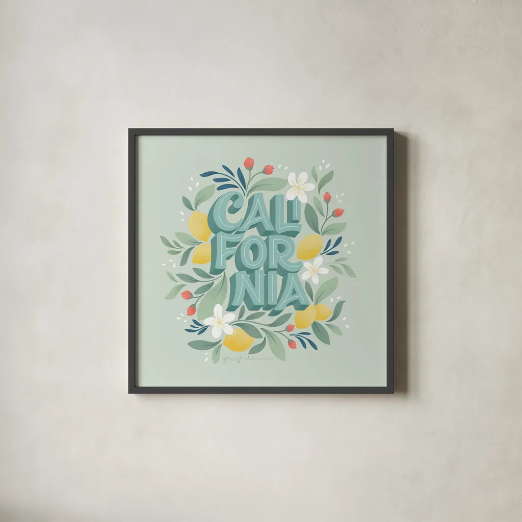 World Cities I by Gia Graham. Shown in a sleek black glass frame for a contemporary gallery look. Available as an archival giclee rolled canvas, fine art paper, or poster print. SKU 67087a.