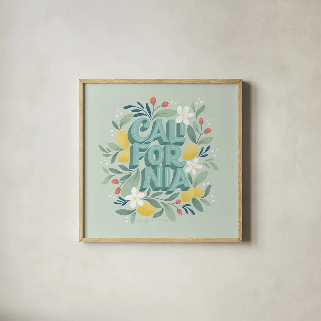 World Cities I by Gia Graham. Shown in a natural wood glass frame for a timeless modern aesthetic. Available as an archival giclee rolled canvas, fine art paper, or poster print. SKU 67087a.