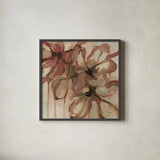 Amelia by Haley Knighten. Shown in a sleek black glass frame for a contemporary gallery look. Available as an archival giclee rolled canvas, fine art paper, or poster print. SKU 91816a.