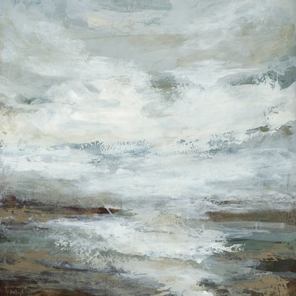 Beachcombing by Haley Knighten. SKU 95250a. Archival Giclee Fine art print for wall decor.