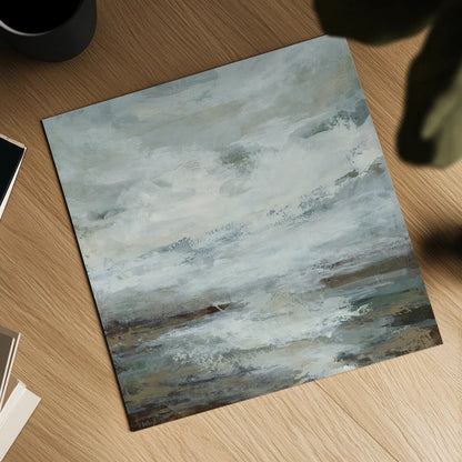 Beachcombing by Haley Knighten. Shown as a detailed flat fine art print, highlighting archival giclee quality. Available as an archival giclee rolled canvas, fine art paper, or poster print. SKU 95250a.