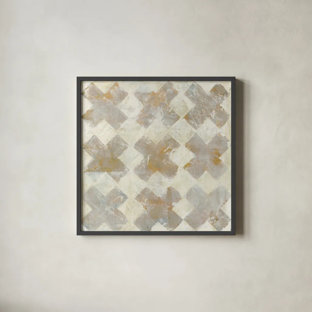 Big Nine by Haley Knighten. Shown in a sleek black glass frame for a contemporary gallery look. Available as an archival giclee rolled canvas, fine art paper, or poster print. SKU 91611a.