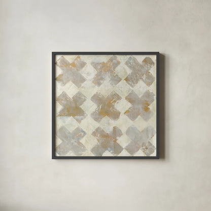 Big Nine by Haley Knighten. Shown in a sleek black glass frame for a contemporary gallery look. Available as an archival giclee rolled canvas, fine art paper, or poster print. SKU 91611a.