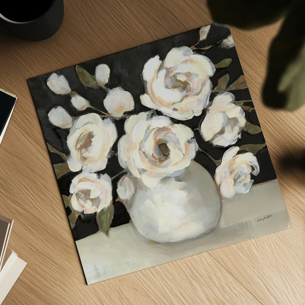 Billy Jean Black by Haley Knighten. Shown as a detailed flat fine art print, highlighting archival giclee quality. Available as an archival giclee rolled canvas, fine art paper, or poster print. SKU 92989a.