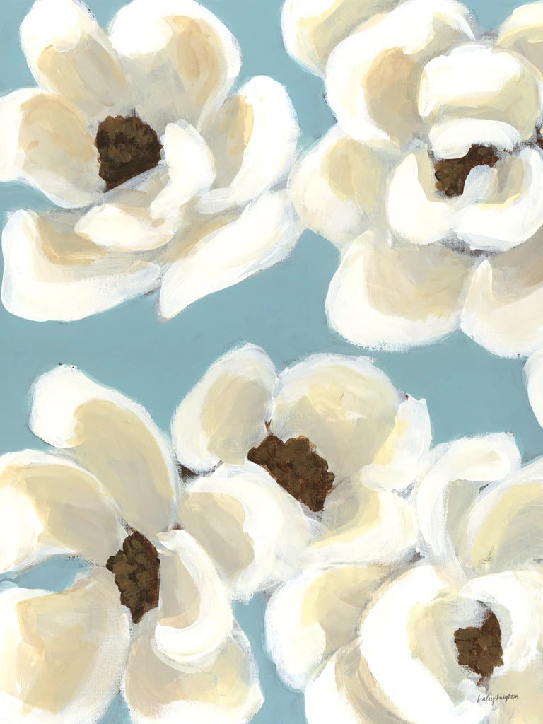 Blue Magnolia I by Haley Knighten