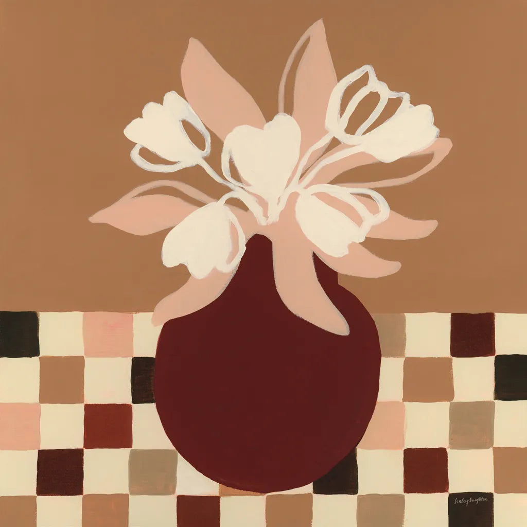 Calico Tulips by Haley Knighten. SKU 95366a. Archival Giclee Fine art print for wall decor.