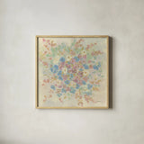 Fancy Love I by Haley Knighten. Shown in a natural wood glass frame for a timeless modern aesthetic. Available as an archival giclee rolled canvas, fine art paper, or poster print. SKU 103327a.