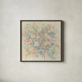 Fancy Love II by Haley Knighten. Shown in a sleek black glass frame for a contemporary gallery look. Available as an archival giclee rolled canvas, fine art paper, or poster print. SKU 103328a.