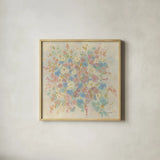 Fancy Love II by Haley Knighten. Shown in a natural wood glass frame for a timeless modern aesthetic. Available as an archival giclee rolled canvas, fine art paper, or poster print. SKU 103328a.