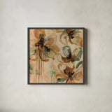 Fever Dream I by Haley Knighten. Shown in a sleek black glass frame for a contemporary gallery look. Available as an archival giclee rolled canvas, fine art paper, or poster print. SKU 95248a.