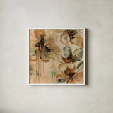 Fever Dream I by Haley Knighten. Shown in a crisp white glass frame for a clean and minimalist style. Available as an archival giclee rolled canvas, fine art paper, or poster print. SKU 95248a.