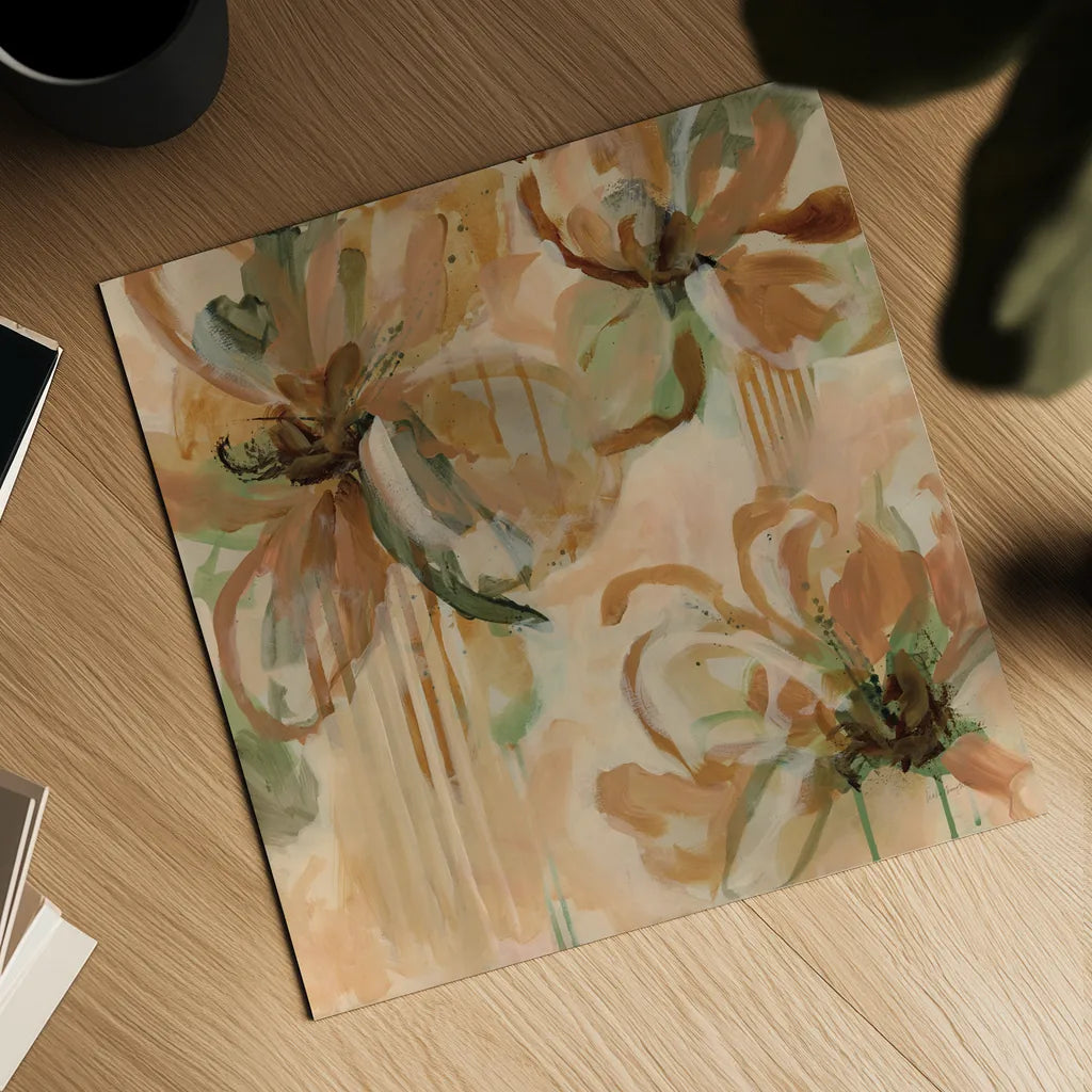 Fever Dream II by Haley Knighten. Shown as a detailed flat fine art print, highlighting archival giclee quality. Available as an archival giclee rolled canvas, fine art paper, or poster print. SKU 95249a.