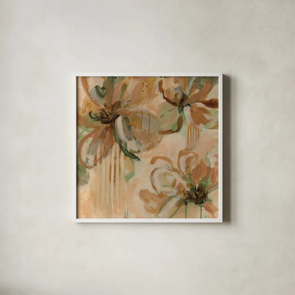 Fever Dream II by Haley Knighten. Shown in a crisp white glass frame for a clean and minimalist style. Available as an archival giclee rolled canvas, fine art paper, or poster print. SKU 95249a.