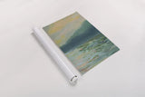 Lily Pad Lagoon III by Haley Knighten. shown as a rolled paper print. Available as archival giclee rolled canvas, fine art paper, or poster print. SKU 90495h.