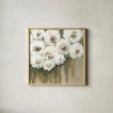 Ms Adele by Haley Knighten. Shown in a natural wood glass frame for a timeless modern aesthetic. Available as an archival giclee rolled canvas, fine art paper, or poster print. SKU 91011a.