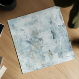 Pale Gray IV by Haley Knighten. Shown as a detailed flat fine art print, highlighting archival giclee quality. Available as an archival giclee rolled canvas, fine art paper, or poster print. SKU 91850a.