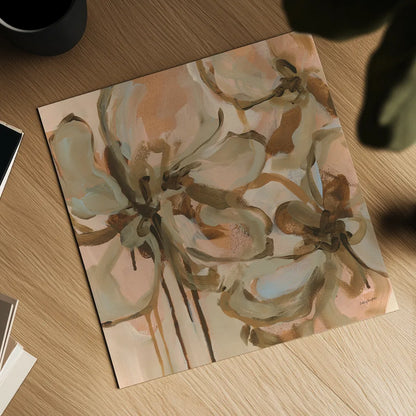 Petal Play I by Haley Knighten. Shown as a detailed flat fine art print, highlighting archival giclee quality. Available as an archival giclee rolled canvas, fine art paper, or poster print. SKU 93301a.